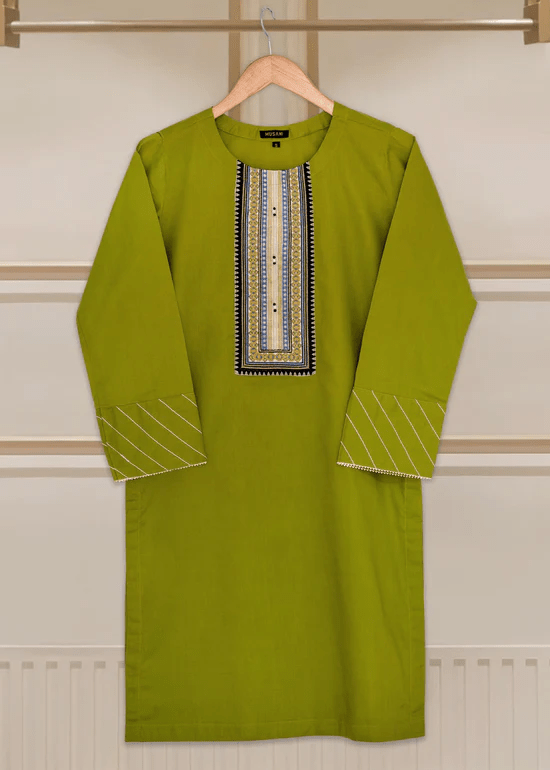 1-Piece Embroidered Lawn Green (Pret)